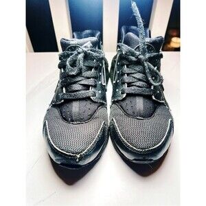 Nike Huarache Sneakers Size 4.5Y Kids Youth ‘Triple Black’ Running Shoes